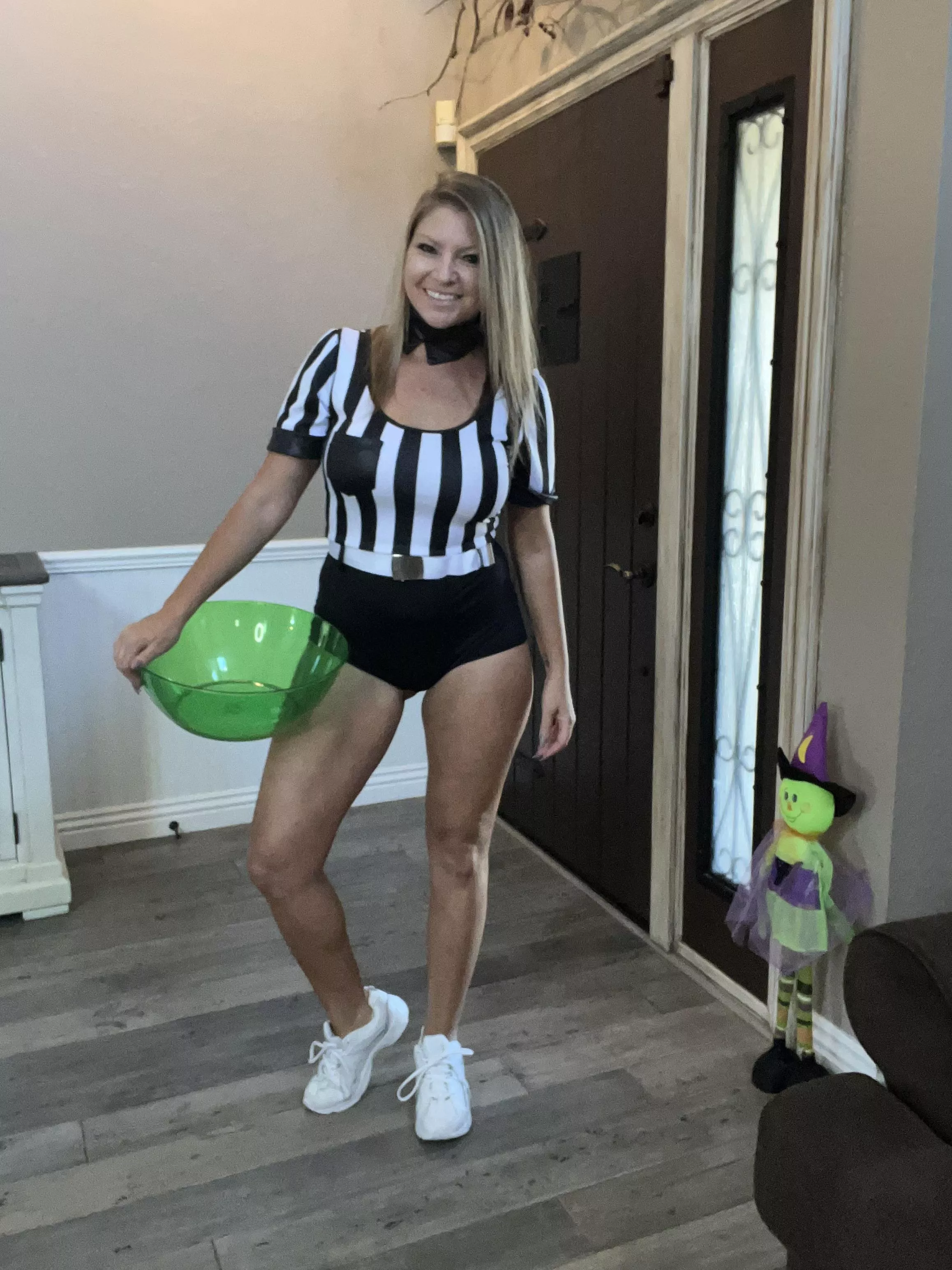 Trick or treat at my place tomorrow ?