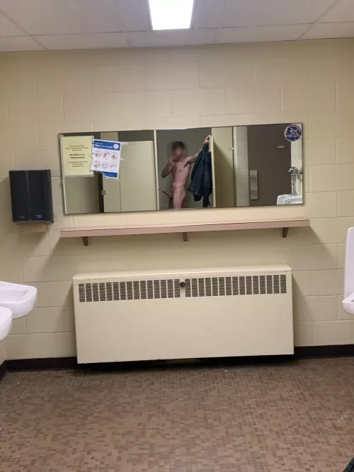 Trying out a public bathroom, any thoughts?