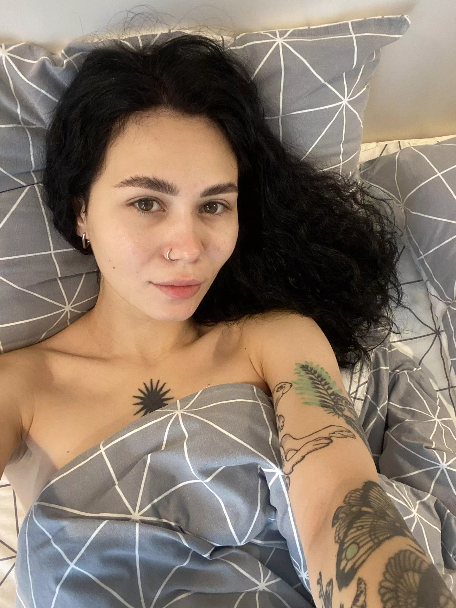 While I'm giving you a blowjob, you can look at my tattoos