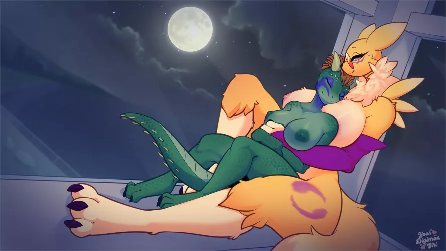 Cuddling with an Argonian [FF] (YourDigimonGirl)