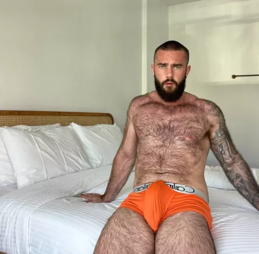 Do you think the hotel worker noticed my bulge?