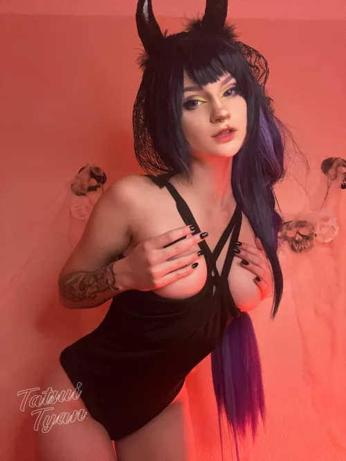 Happy Halloween 🎃 Raiden from Genshin Impact by TatsuiTyan