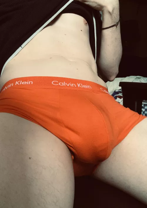 Just half naked all day like this