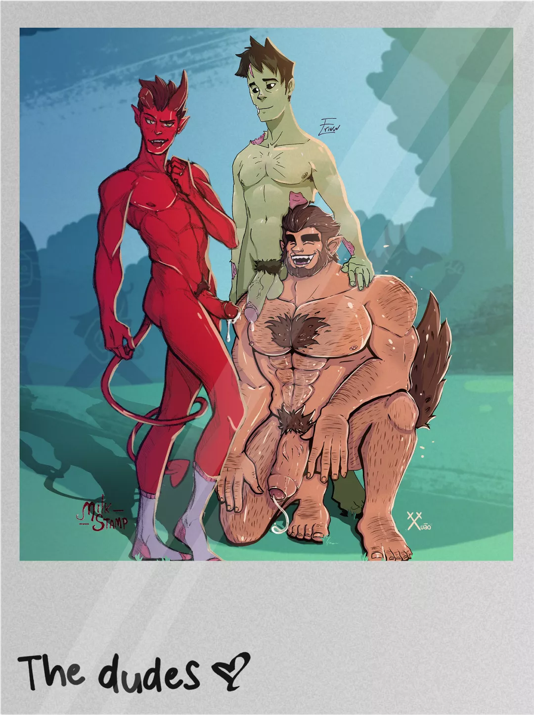 Monster Prom collab, by me, @erinnarts and @milkstamp26081