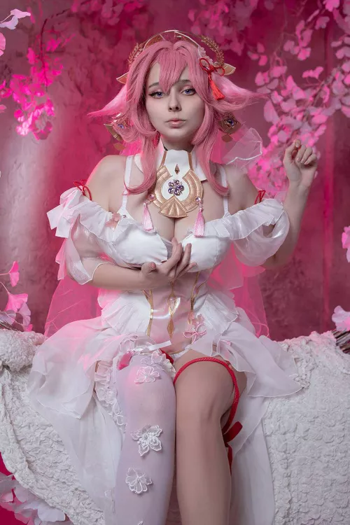 Yae Miko by mia_green_tea