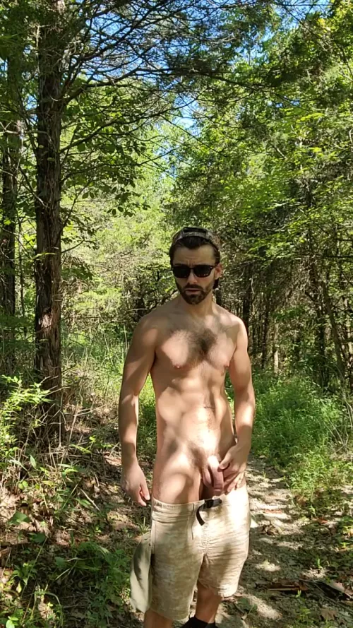 Blow me in the woods now