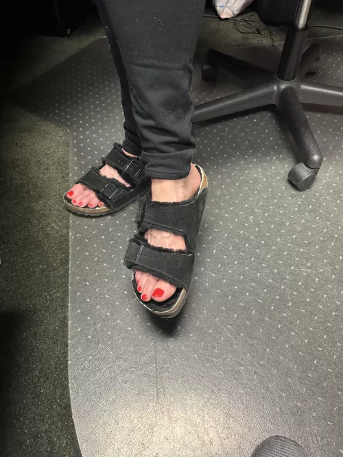 Do you like my fuzzy winter shoes [OC]