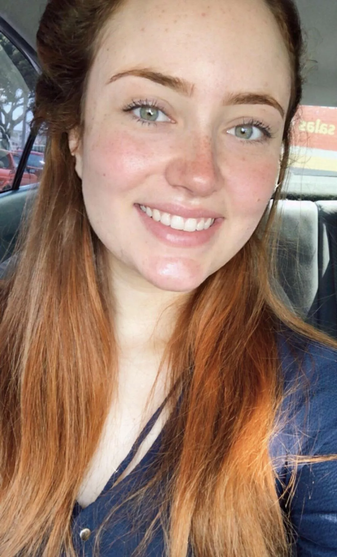 Freckles and a smile
