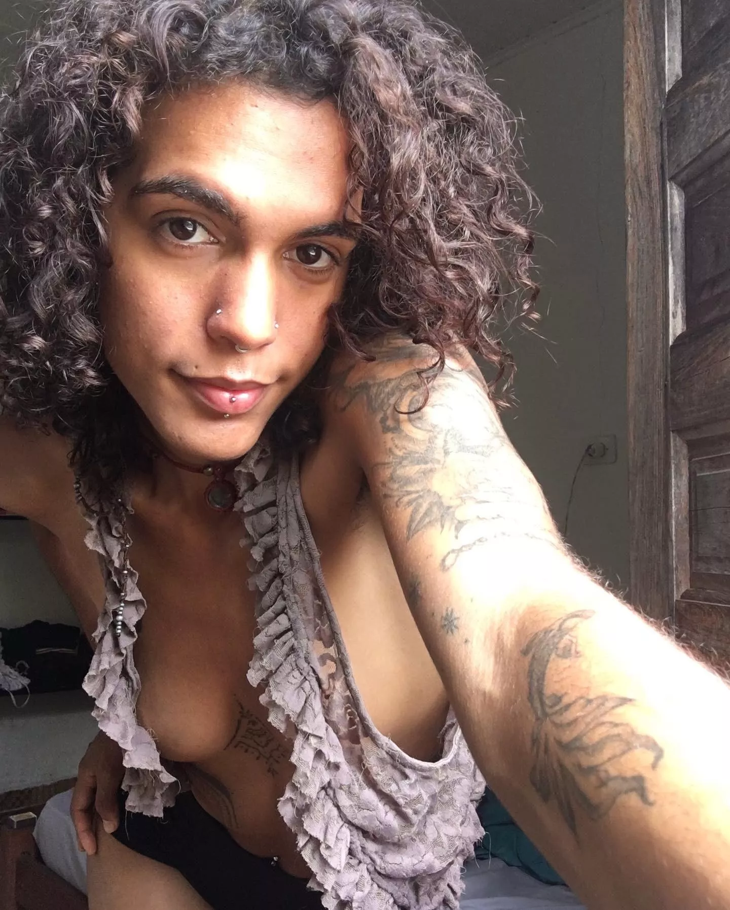 I woke up, did yoga, sunbathed, it was such a peaceful and happy day! =)