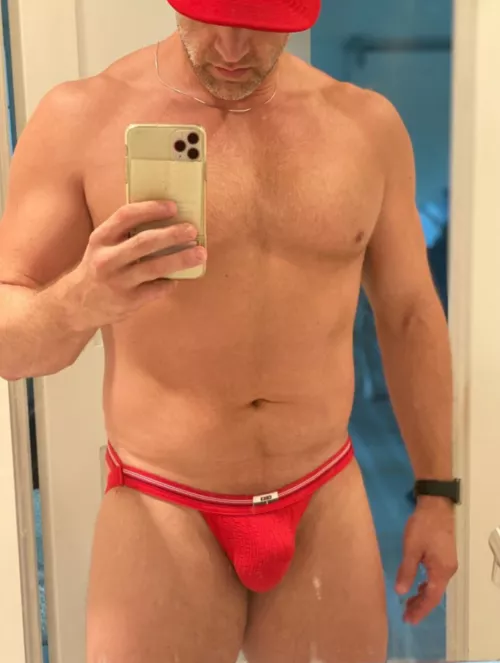 I'm just curious why my coworker can't seem to stop giving me those long looks in the gym locker room.