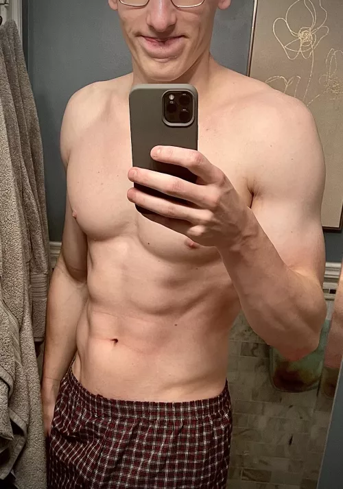 I’ve been working on my abs 😅