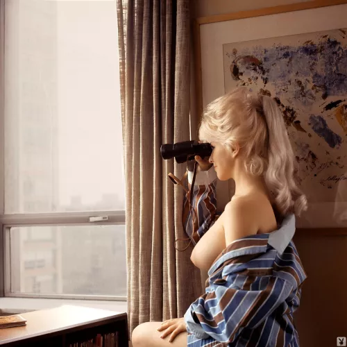 June Cochran 1962, looking out