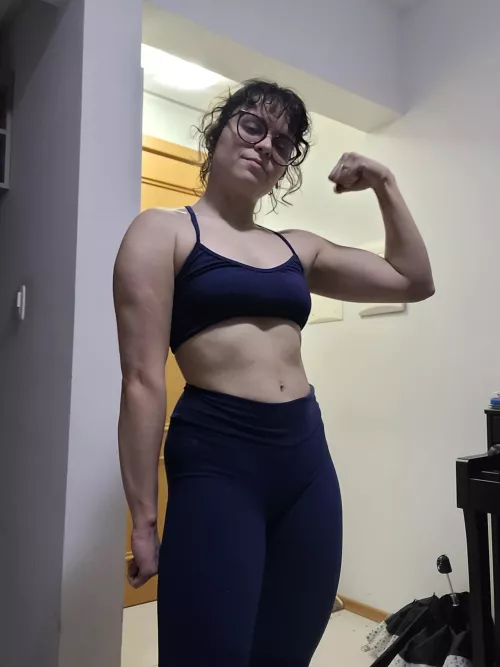 Just your typical sweaty mommy