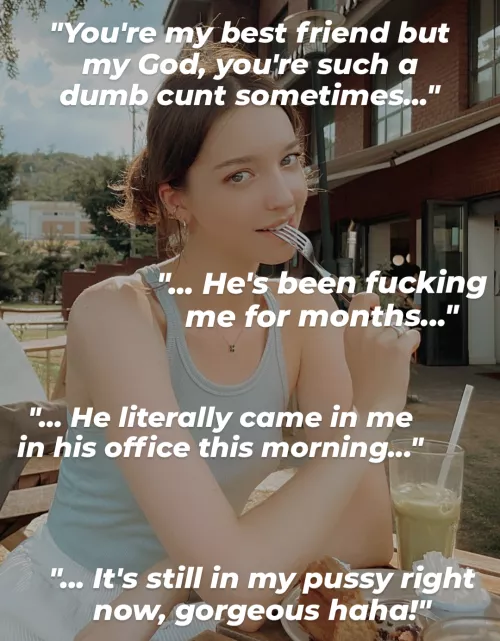 Literally this morning...