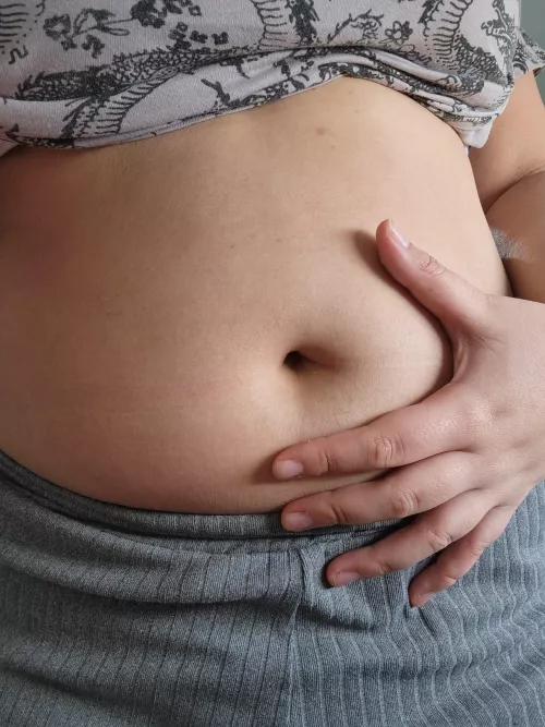 My belly is the focus here