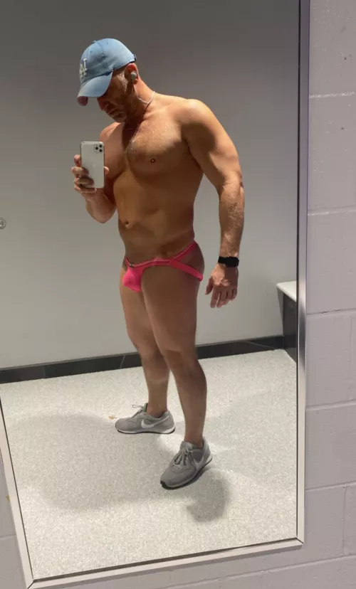 Not sure if I've got any energy left for the gym, I have done masturbation 4x already this morning. How's my jocks btw?