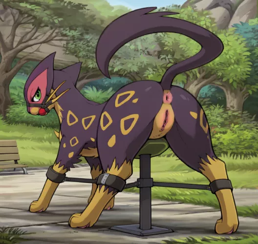 now Liepard is ready to learn Play Rough (Artist: theunamusedfox)