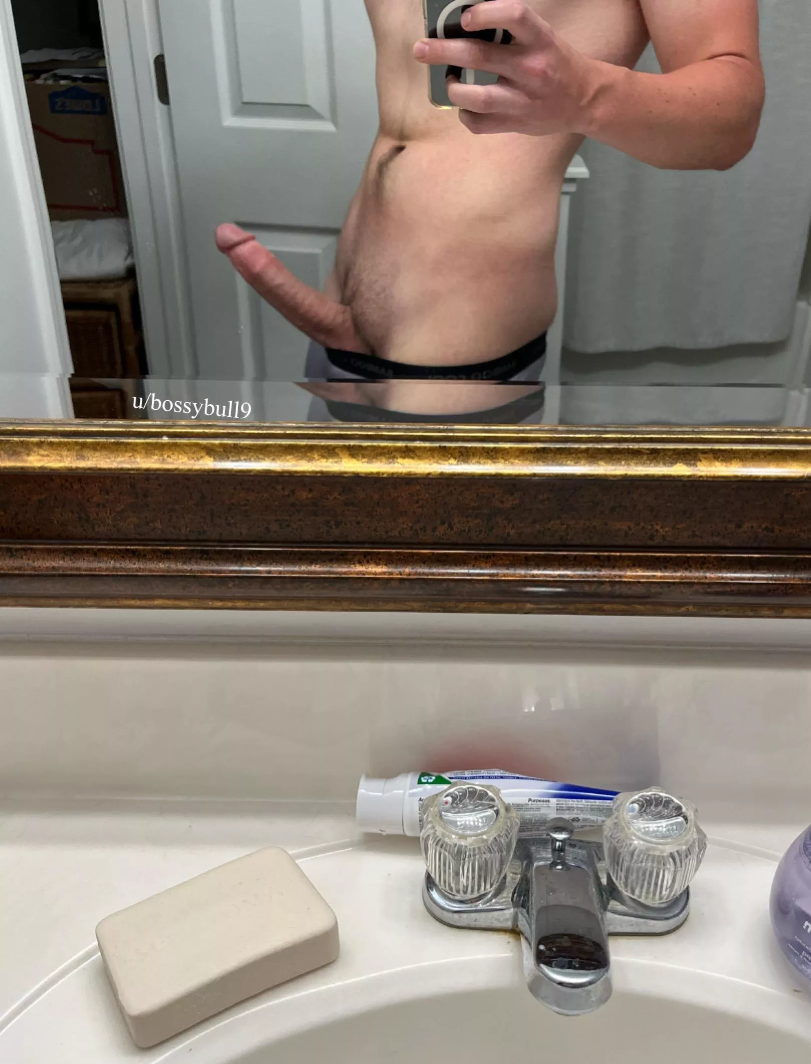 What you doin if you catch your roommate walking around like this?