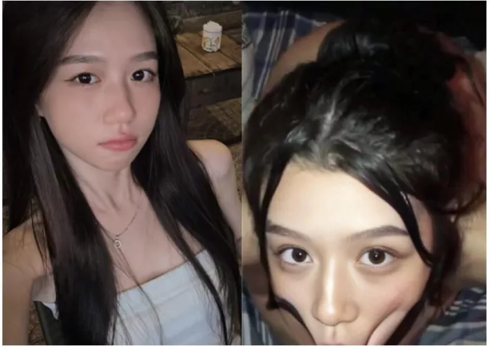 Young asian teacher amazing suction