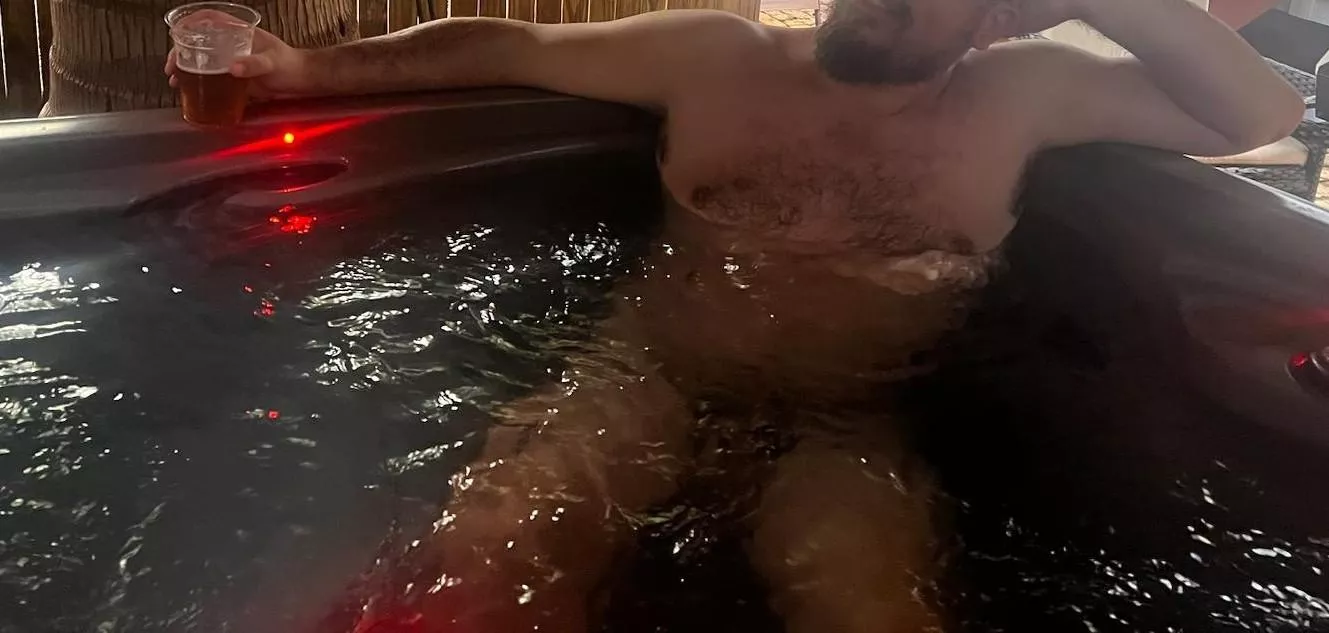 [35] Hot tubs and bathing suits don't go well together, but we could!