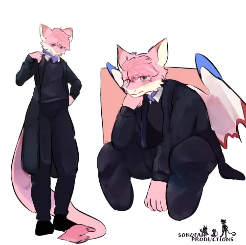 He is fancy (art by me)