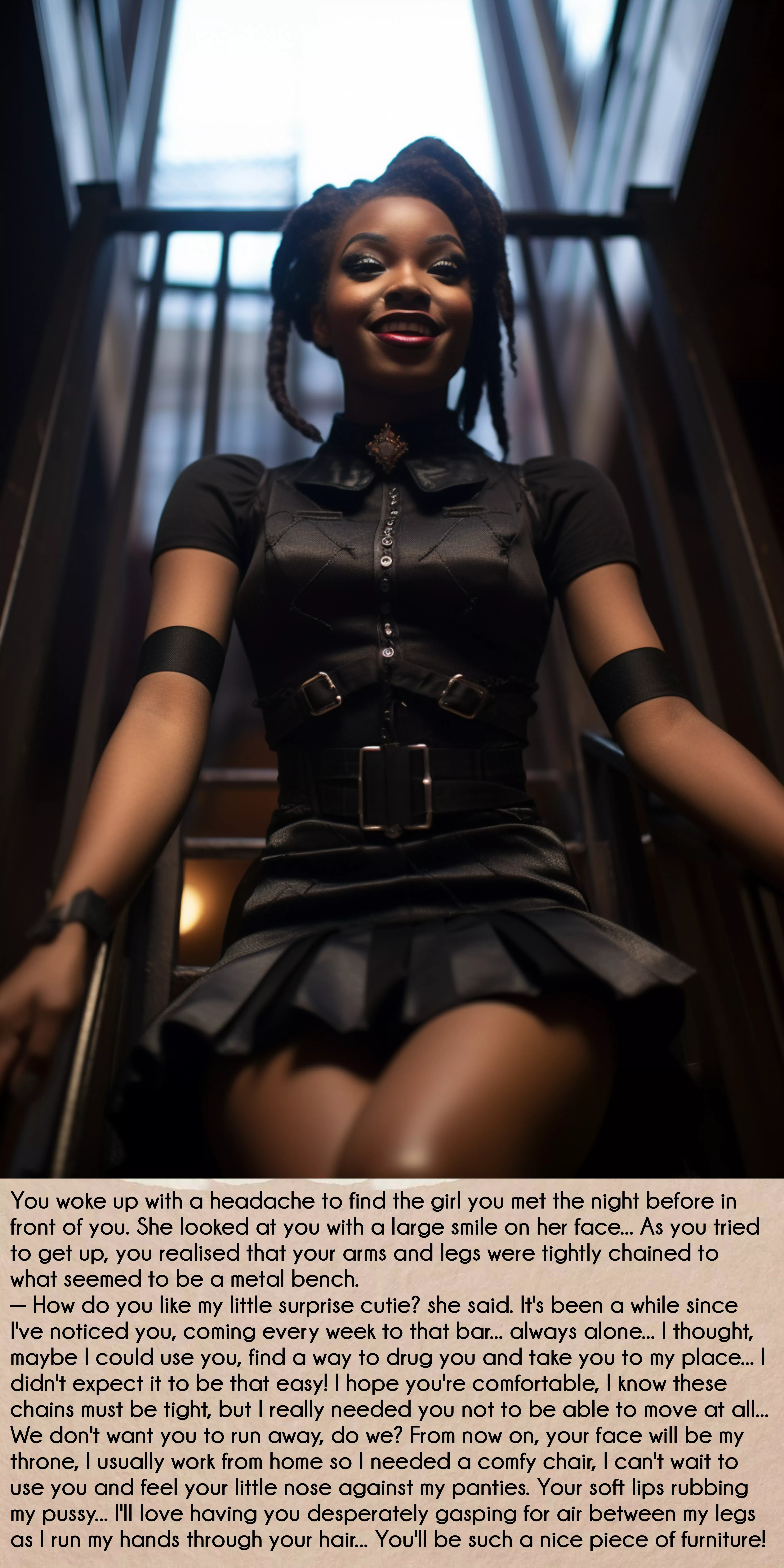 Her new piece of furniture