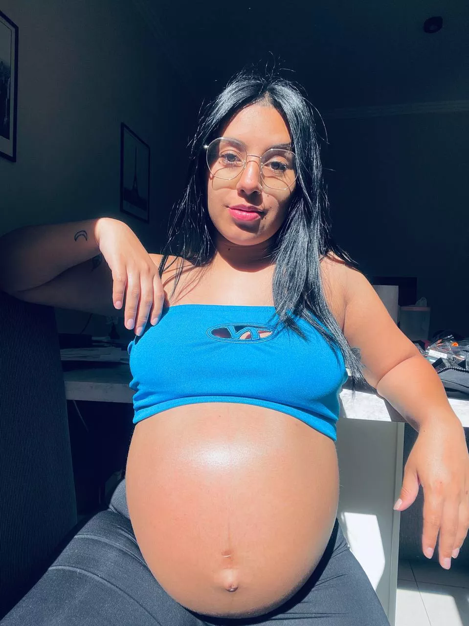 I like how I look pregnant