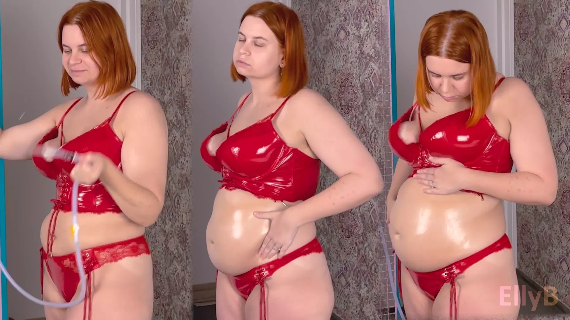 Inflation by enema bag