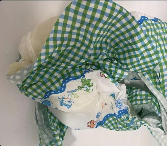 My soaked diaper is waiting for you! 😈