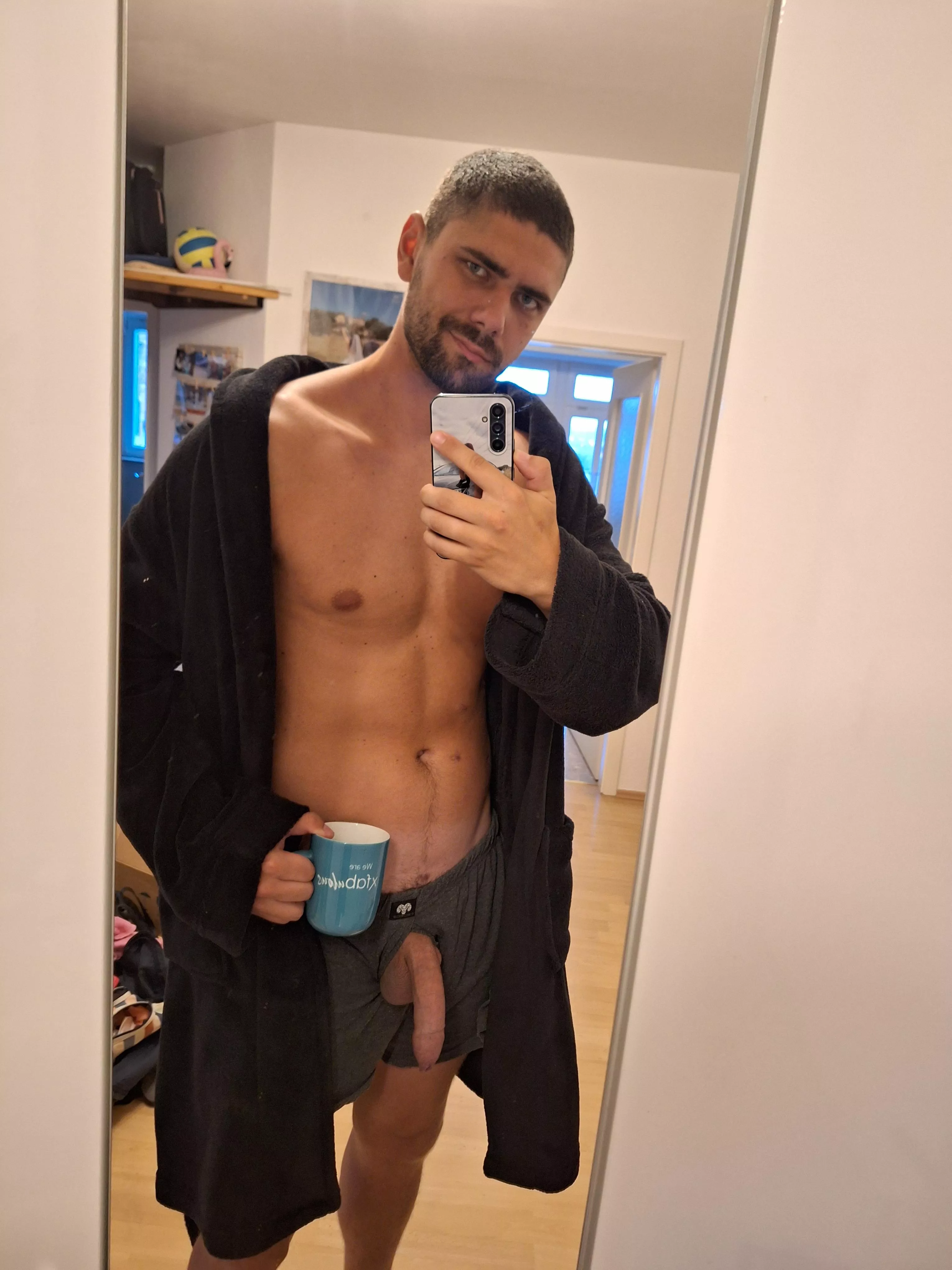 Opening the door like this. What you do? (M32)