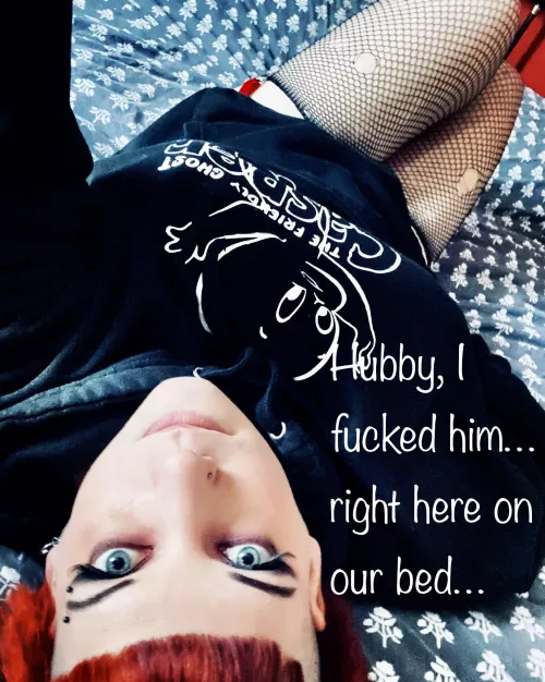 Post-Fuck Message To Hubby xx