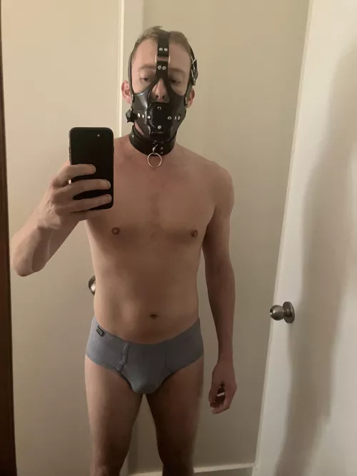 Practicing the penis gag to please my future mistress