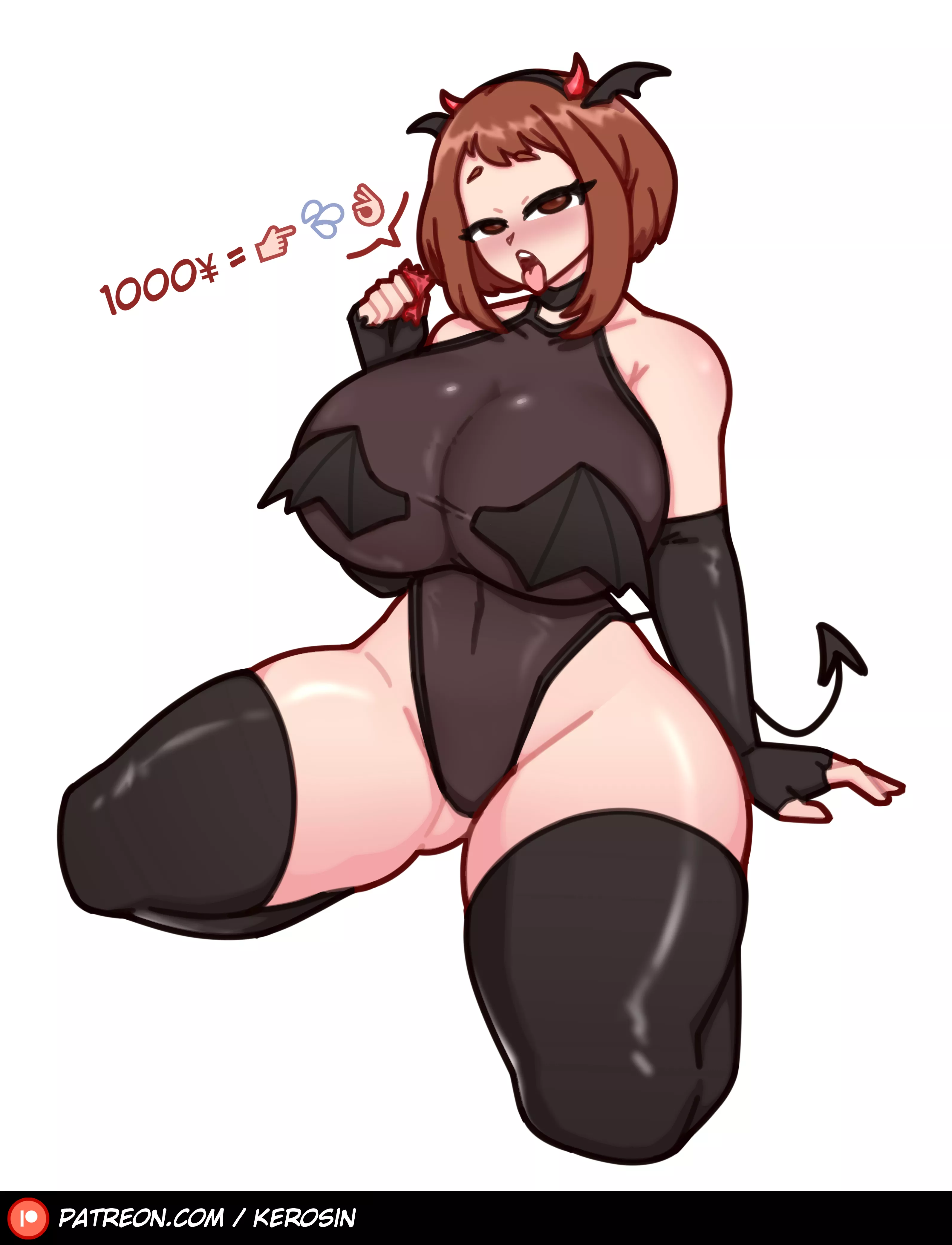 Succubus Ochaco Uraraka 🦇❣️ [Kero-Sin]