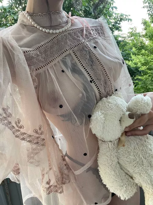 You can cum on my tits, but I prefer it inside me