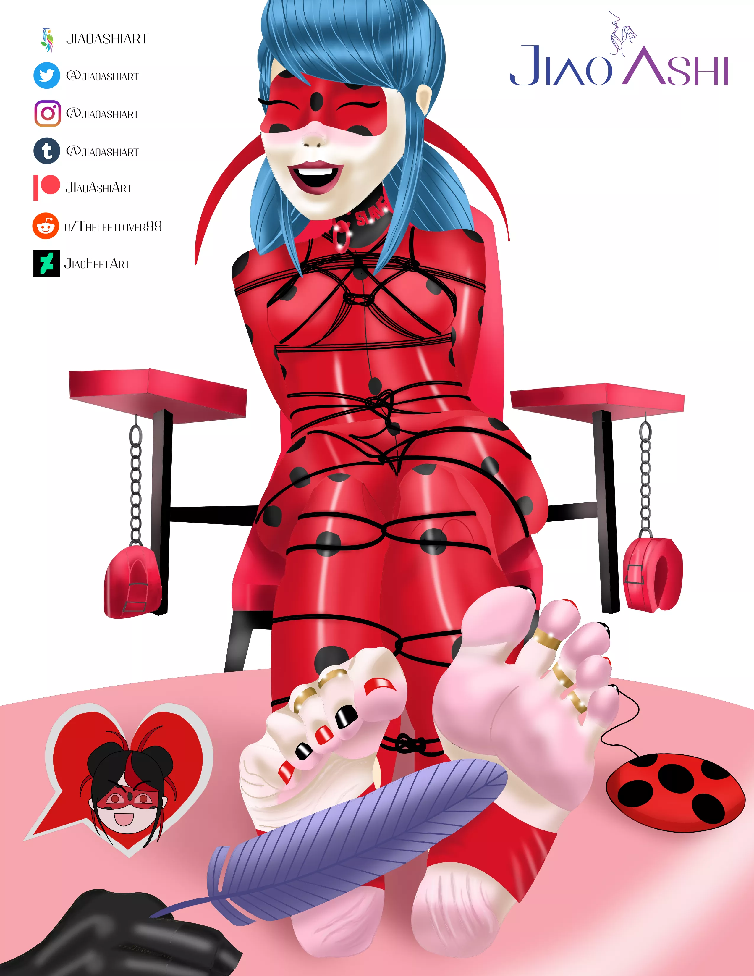 Adult Ladybug [Miraculous: Les Aventures de Ladybug et Chat Noir] (JiaoAshiArt).