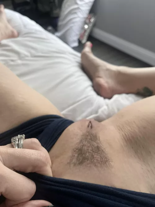 After a recent waxing. It ain't gonna lick itself!