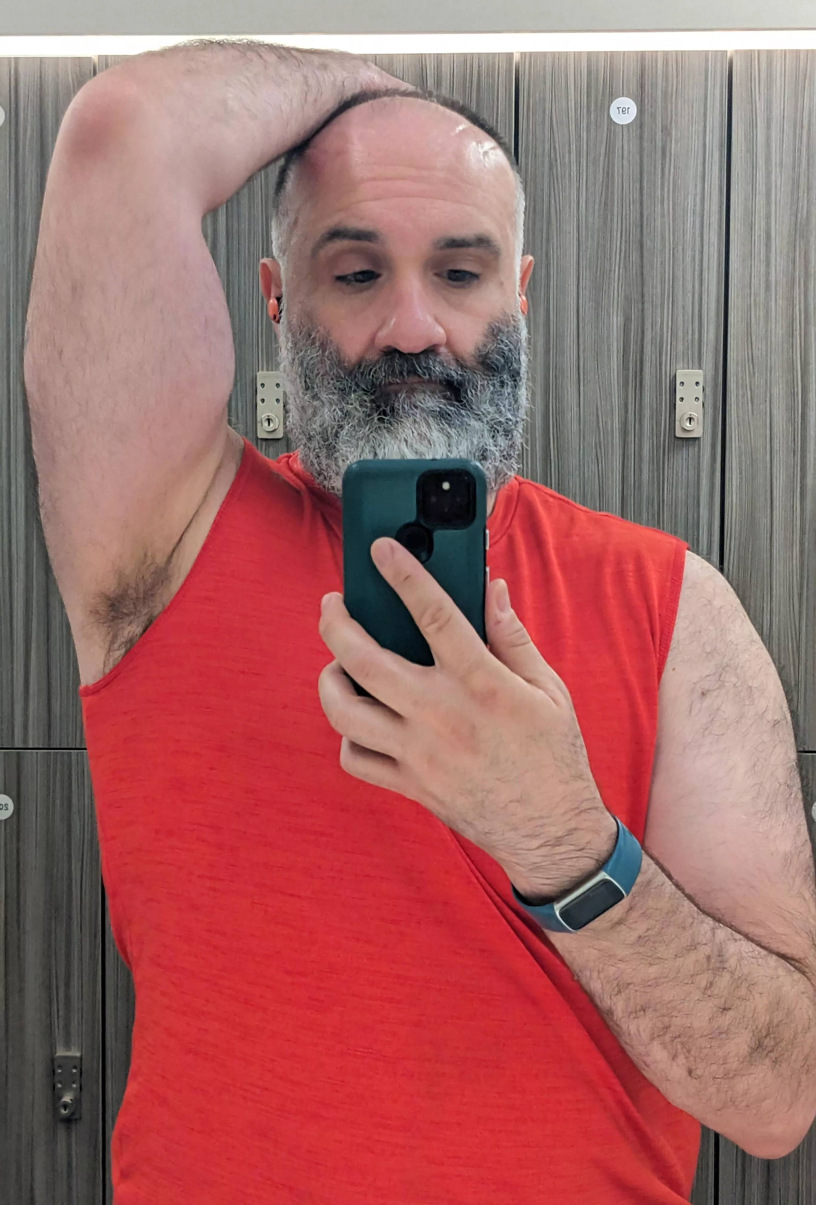 Gym lighting hitting right