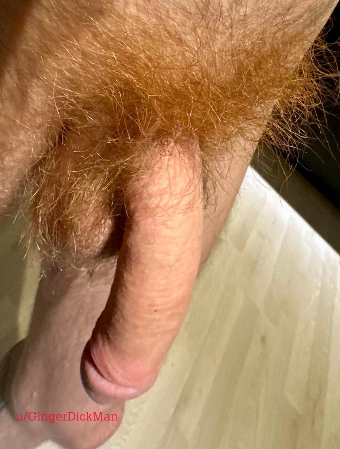 Hope you don’t mind a hairy soft cock