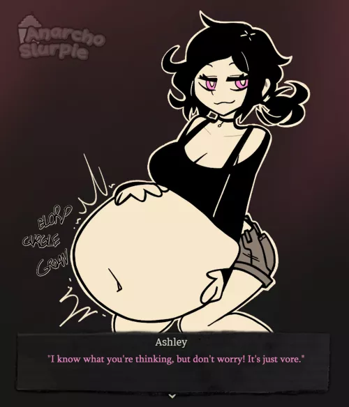 {image} Leyley Preggers??? (OC by anarcho slurpie) [F/?, Soft, Unwilling, Same-Size]