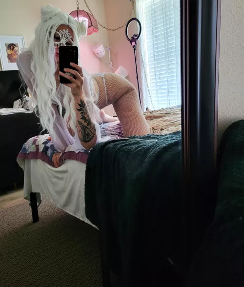 Mirror shot so I can watch you while you hit it from behind