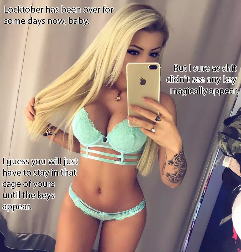 No keys 🔑 no unlocking ~ poor little weakling 🔒