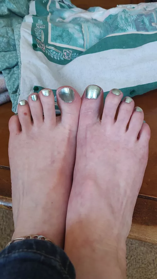 Pretty feet for my wonderful Master