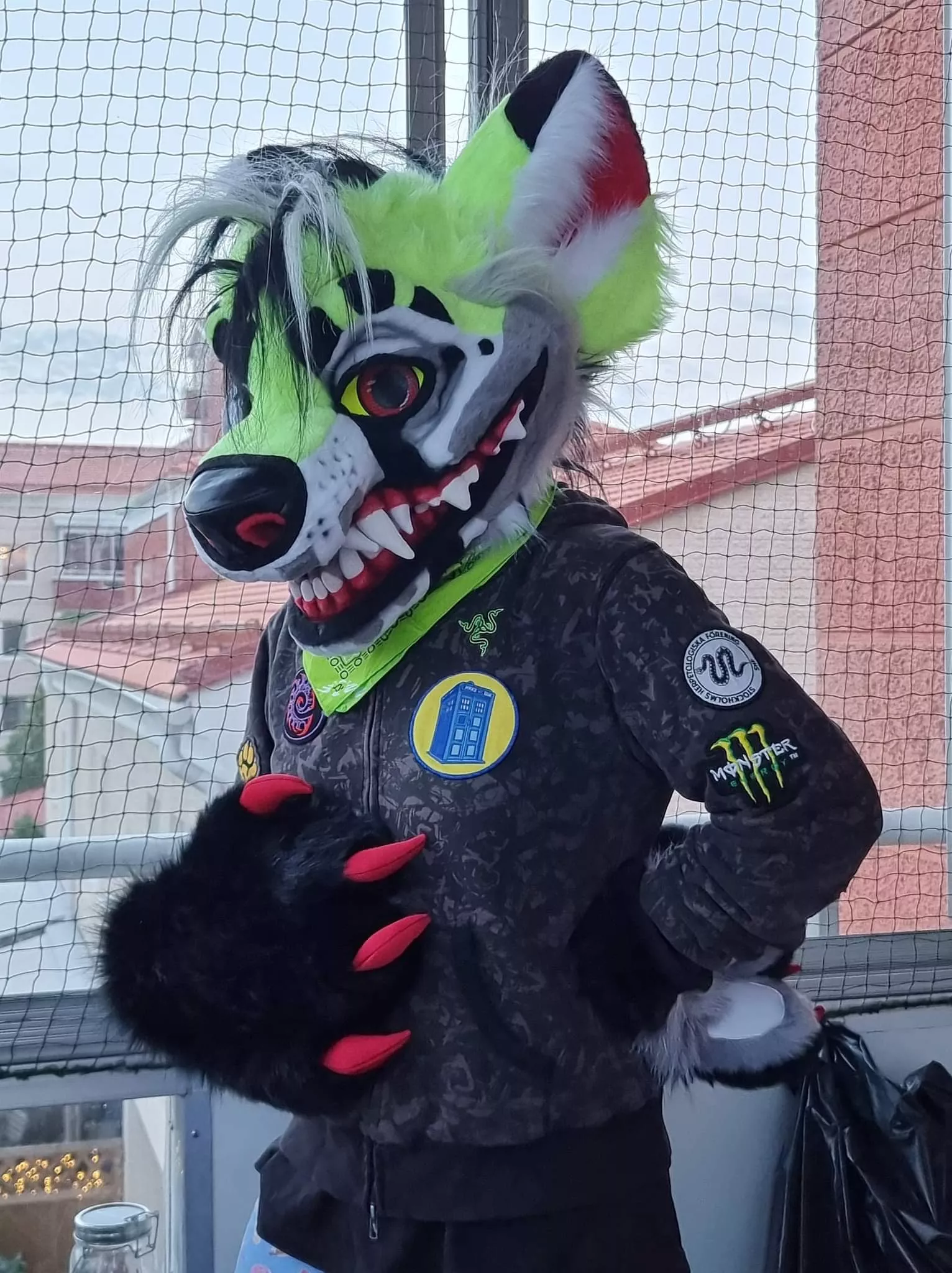 Realised I never showed my suit here. A much belated Happy fursuit Friday!