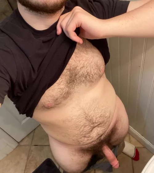 Rub my cub belly and stroke my cock 😉 21