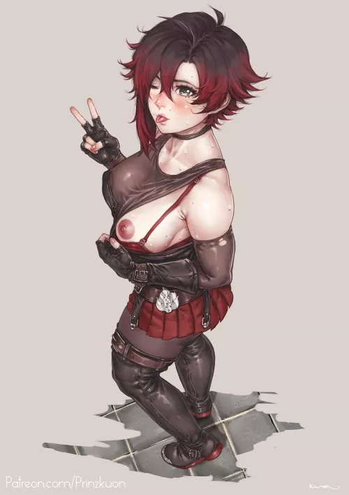 Ruby Giving Us A Peek At The Goods… (PrinzKuon)