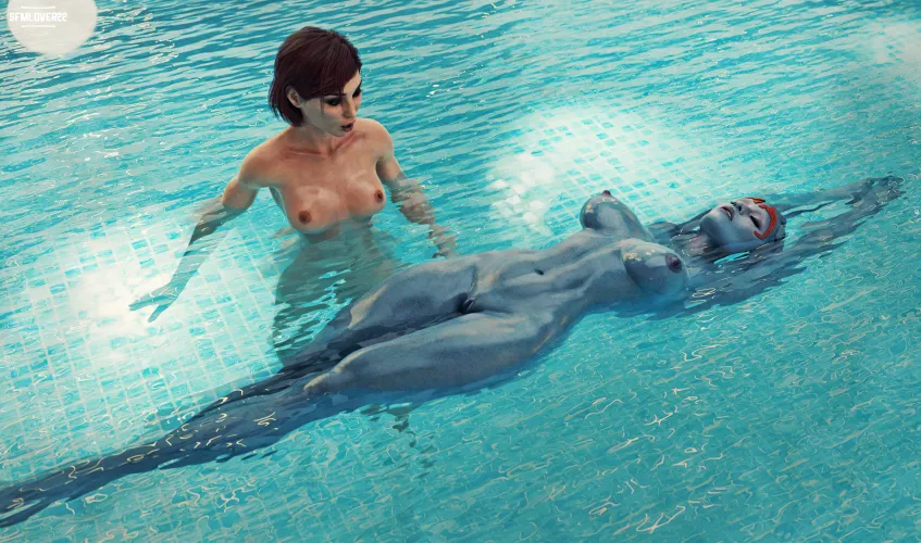 Samara and Shepard (Sfmlover22)