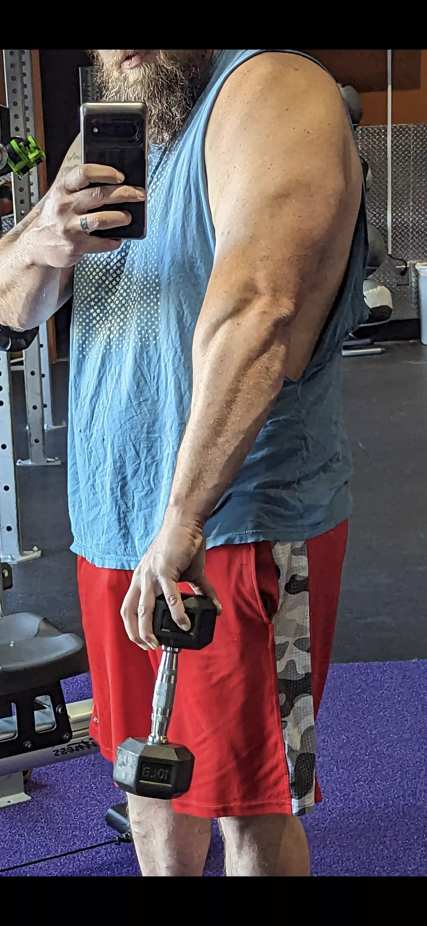 Static holds for forearm finisher