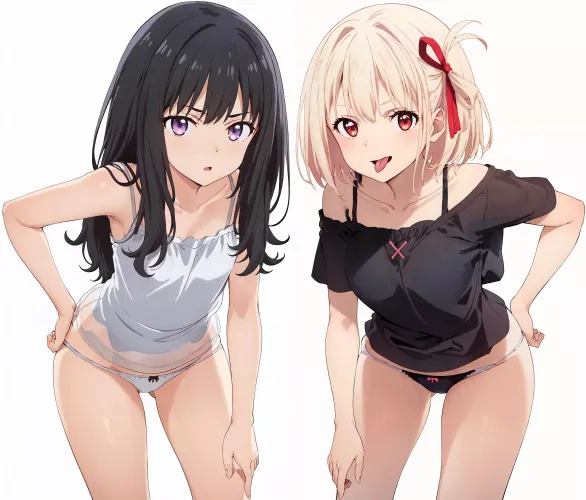 Takina and Chisato [Lycoris Recoil]