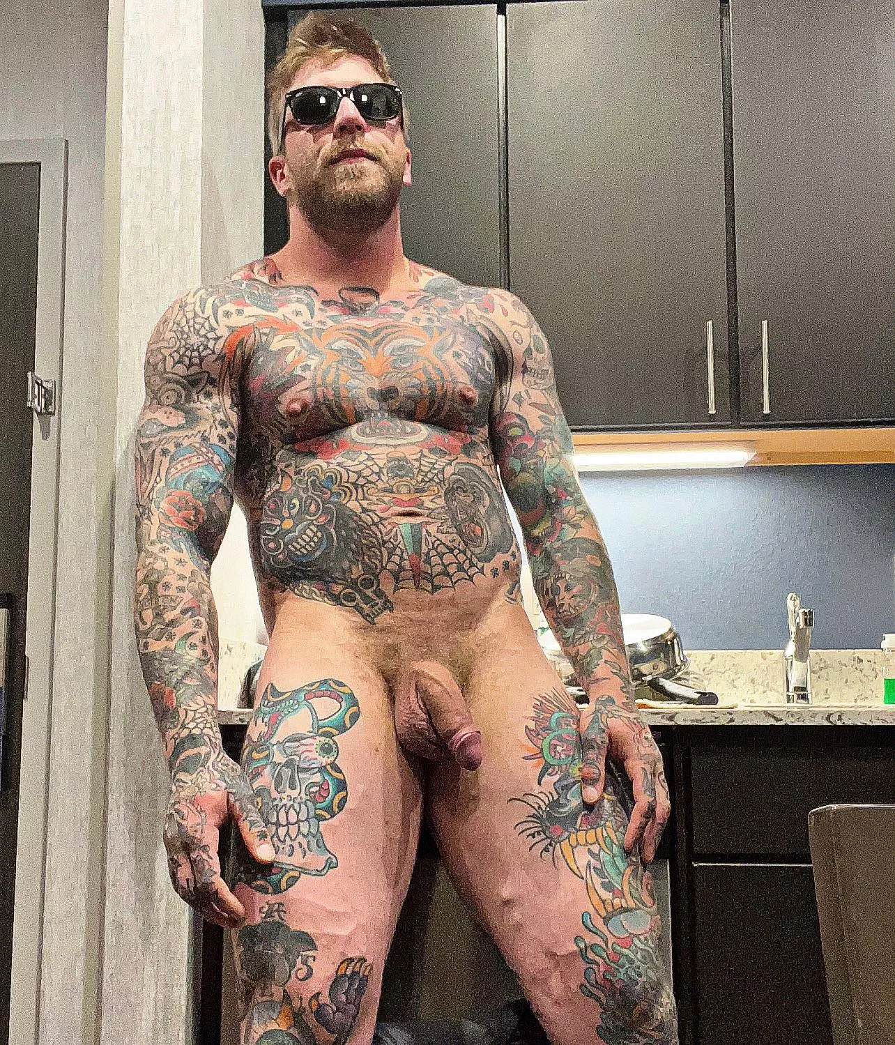 Waffles and me for breakfast