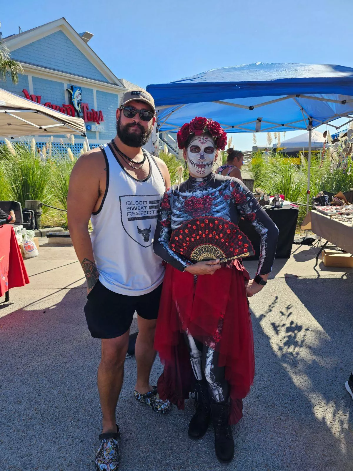 We had a Dia de Los Muertos / Taco festival a few days ago. My mother dressed up and danced the afternoon away to celebrate and honor our dearly departed